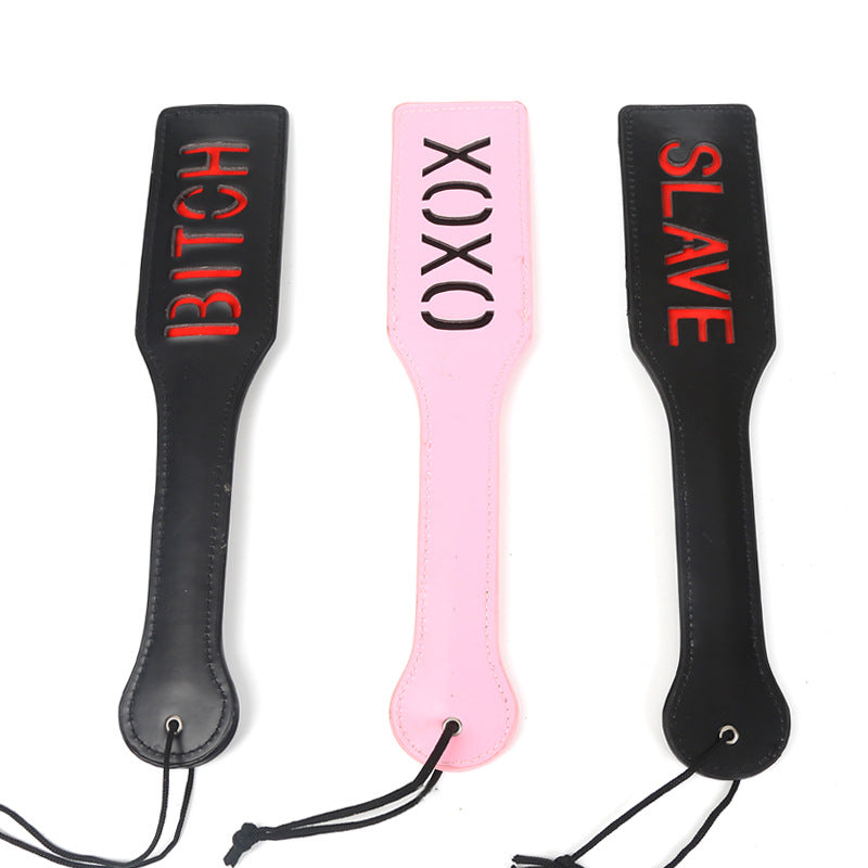 Spanking Paddle XOXO Words - MOQ 10 Pcs