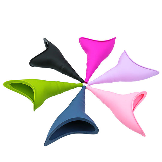 Female Urinal Funnel Soft Silicone Standing Urinals - MOQ 10 Pcs