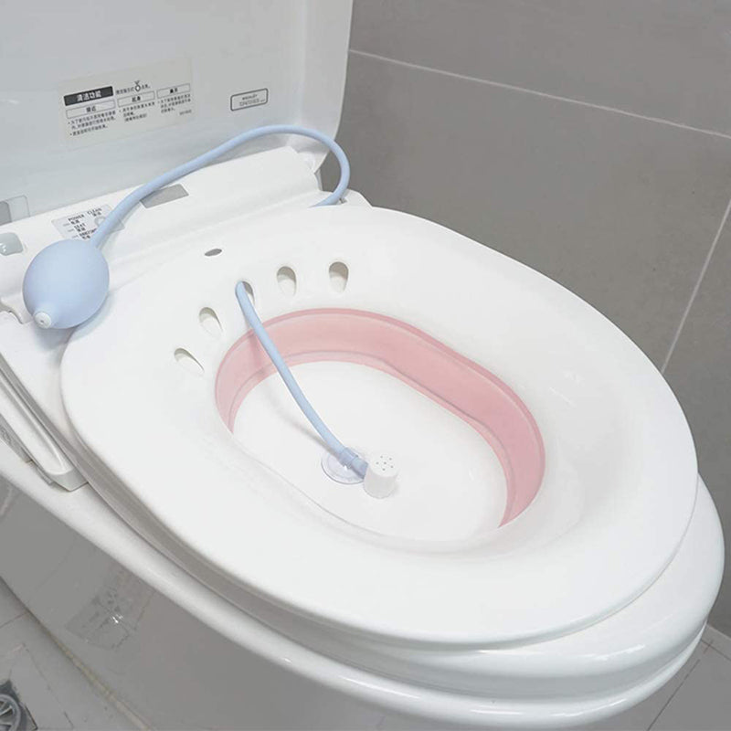 Sitz Bath With Hand Flusher & Nozzle