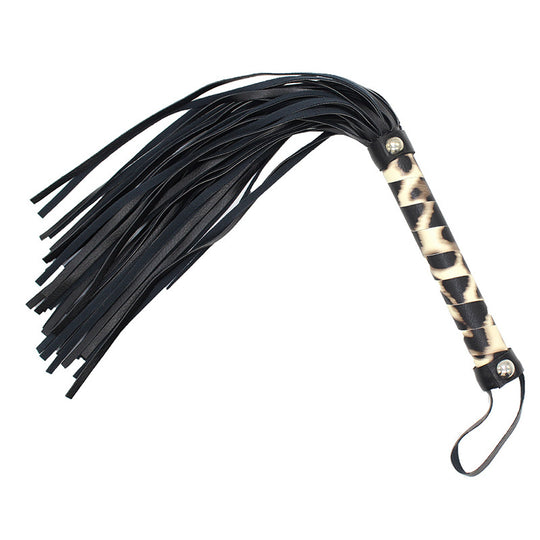 Spanking Bondage Whip Cheetah & Zebra Pattern