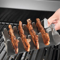 Multi Grill Rack Robust Stainless Steel Easy Cleaning Ideal Angle for Meat Easy
