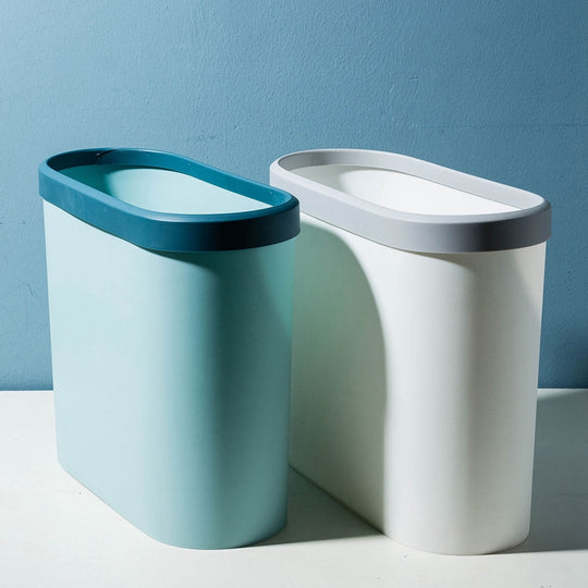 Rectangular & Sleek Narrow Trash Can Stylish