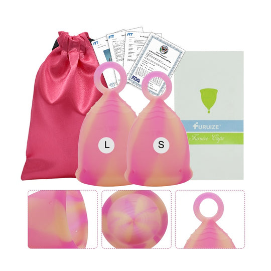 Reusable Lady Period Cup Medical Grade Silicone Copa - MOQ 10 Pcs