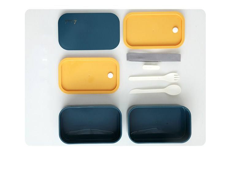 Stackable Bento Lunch Containers for office lunches