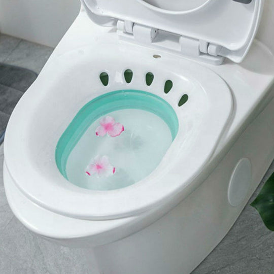 Sitz Bath With Hand Flusher & Nozzle(Irrigation System) - MOQ 5 Pcs