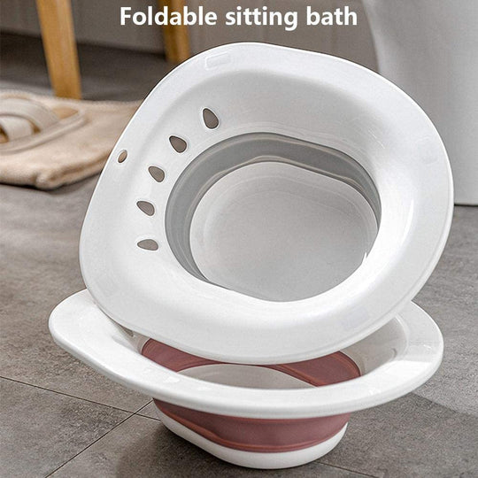 Sitz Bath With Hand Flusher & Nozzle - Deep Cleanse(Any Color)