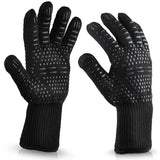 Oven BBQ Grill Gloves 932°F Heat Resistant Gloves, Cut-Resistant Grill Gloves