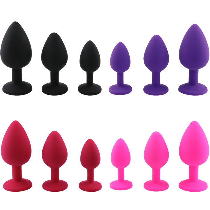 Silicone Butt Plugs - MOQ 10 Pcs