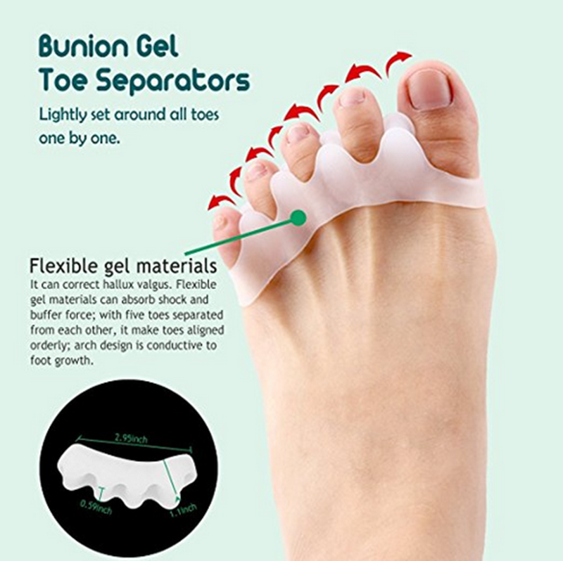 Gel Toe Separators Stretchers(Bulk 3 Sets)