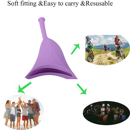 Female Urinal Funnel Soft Silicone Standing Urinals - MOQ 10 Pcs