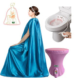 Yoni steam gowns Foldable Sleeveless Sweat Steamer Cape