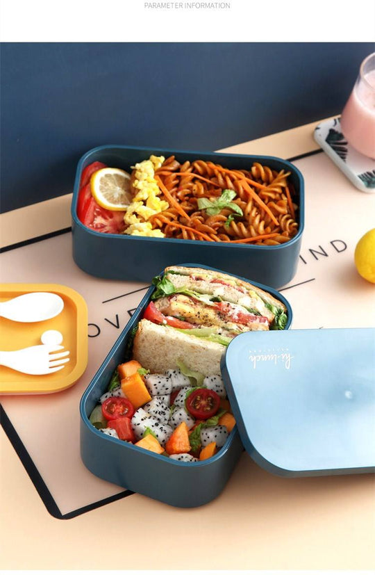 Stackable Bento Lunch Containers for office lunches