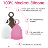 Reusable Lady Period Cup Medical Grade Silicone Copa - MOQ 10 Pcs
