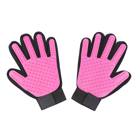 Pet Grooming Glove - Gentle Desheding Brush Glove - MOQ 10 Pcs