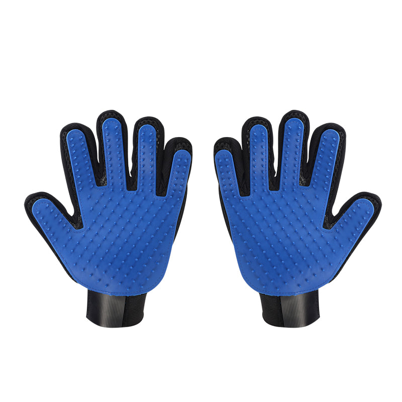 Pet Grooming Glove - Gentle Desheding Brush Glove