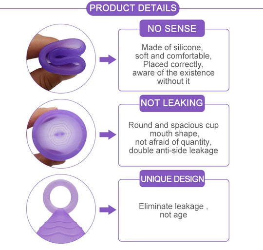 Reusable Lady Period Cup Medical Grade Silicone Copa - MOQ 10 Pcs