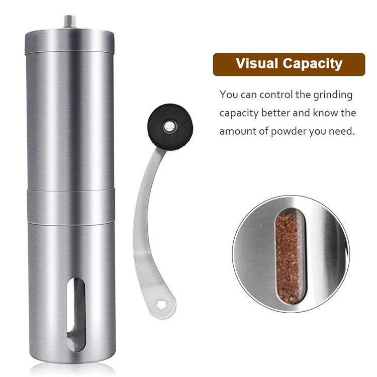 Portable Hand Coffee Bean Grinder Adjustable Knob Settings(Bulk 3 Sets)