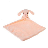Rattle bibs sleeping security blanket plush rabbit bunny(Bulk 3 Sets)