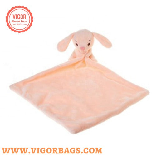 Rattle bibs sleeping security blanket plush rabbit bunny