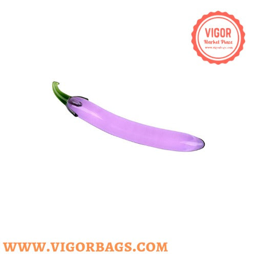 Vegetable Crystal Glass Dildo for funtime