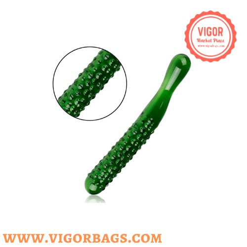 Vegetable Crystal Glass Dildo for funtime