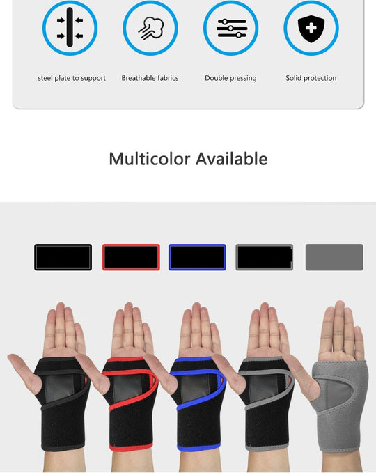 Adjustable Compression Waterproof Hand Thumb Support Wrist Brace Splint(Bulk 3 Sets)