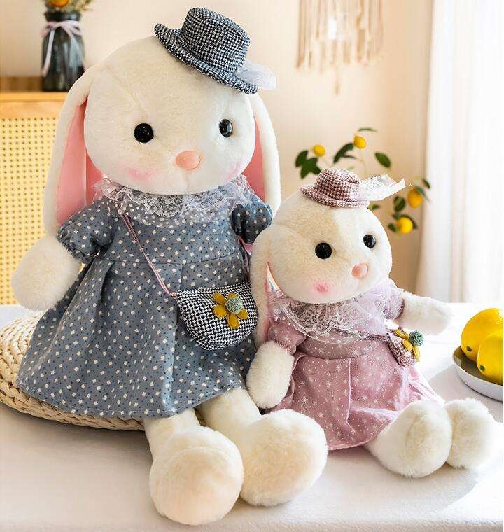 Lu Lu Soft bunny stuffed toy Perfect for baby gift(Bulk 3 Sets)