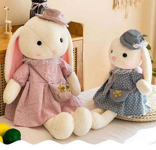 Lu Lu Soft bunny stuffed toy Perfect for baby gift(10 Pack)