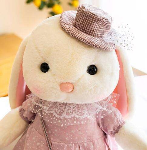 Lu Lu Soft bunny stuffed toy Perfect for baby gift(Bulk 3 Sets)