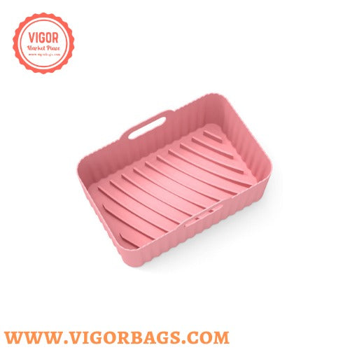 Wide shape Air Fryer Silicone Pot