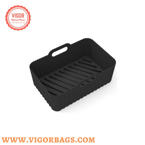 Wide shape Air Fryer Silicone Pot