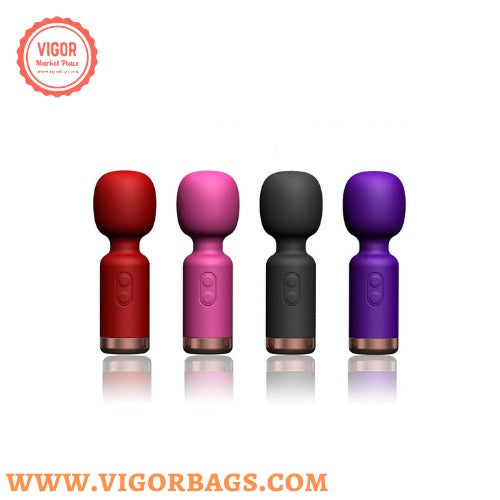 Super Sleek & Cute waterproof silicone 10 frequency vibrator(Bulk 3 Sets)