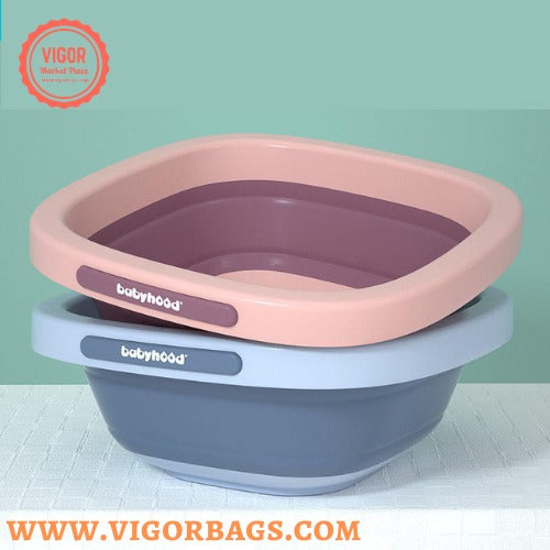 Multi-Purpose Folding Collapsible Wash Basin Lightweight Portable