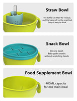 Non Spill Bpa Free Suction Eating Food Insulated Feeding Silicone Baby Bowl