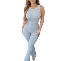 Womens Pants Lady One Piece Jumpsuit Playsuit Short Sleeves Trendy Outfits Fitness Romper(10 Pack)