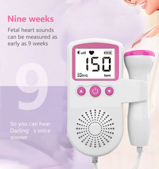 Fetal Doppler Baby Heart Monitor For Pregnancies