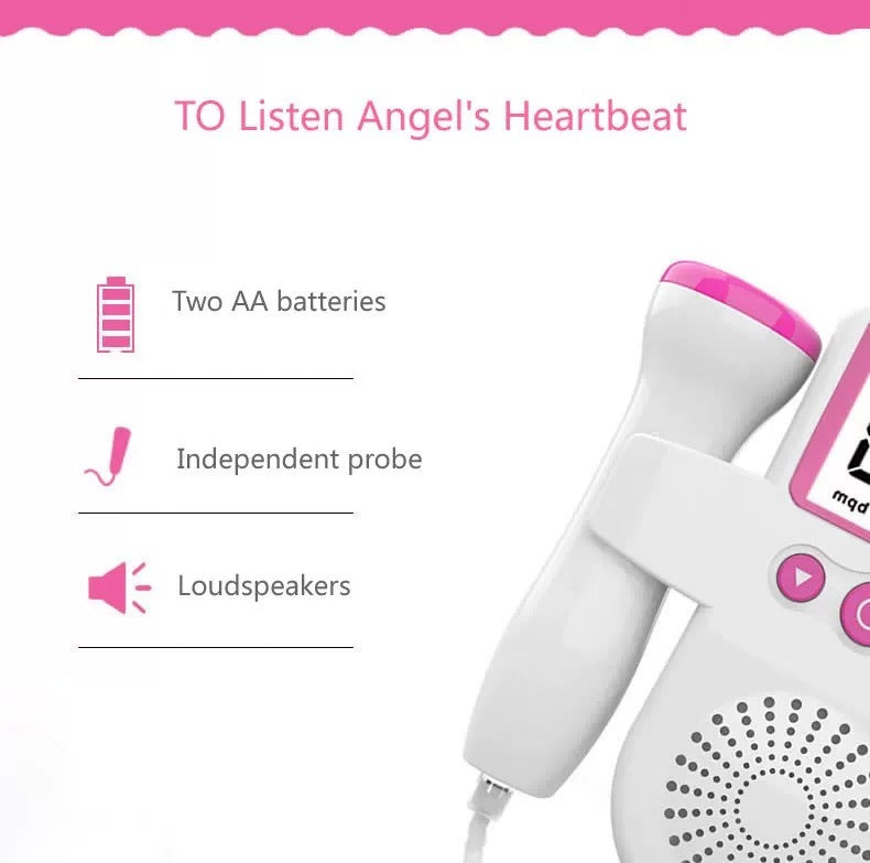 Fetal Doppler Baby Heart Monitor For Pregnancies'(3 Pack)