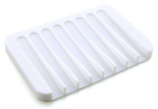 Premium Self Draining Design Silicone Soap Dish(Bulk 3 Sets)