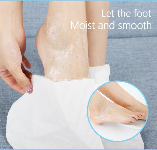 Milky skin care moisturizing foot mask