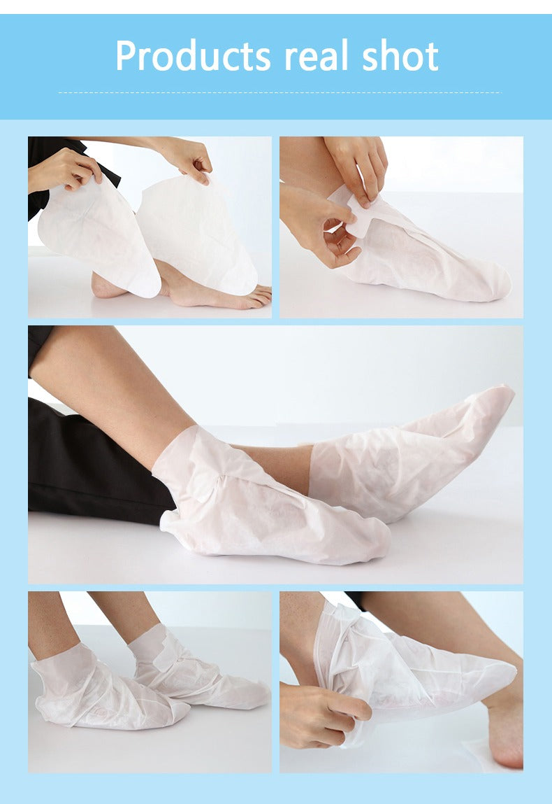 Milky skin care moisturizing foot mask