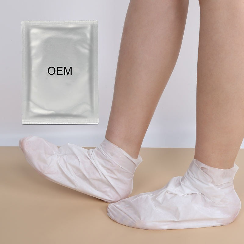 Milky skin care moisturizing foot mask