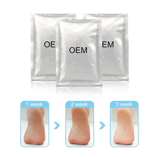 Milky skin care moisturizing foot mask