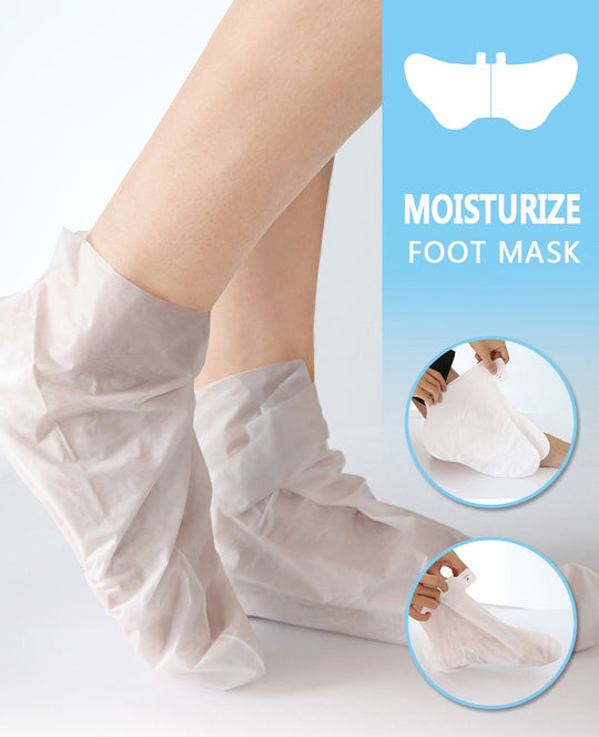 Milky skin care moisturizing foot mask