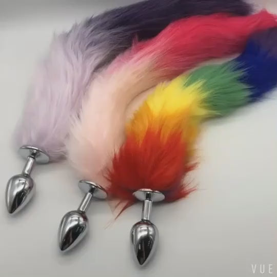 Super Long Fox Tail Anal Plug Adult Pleasure Toy