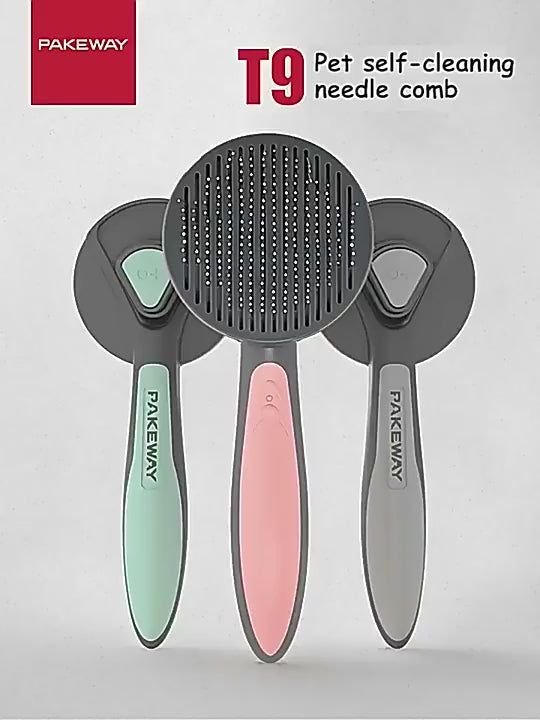 Self Cleaning Pet Hair Removal Comb Automatic Hair Removal Brush