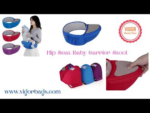 Hip Seat Carrier with Pockets Ergonomic Infant Comfort Waist