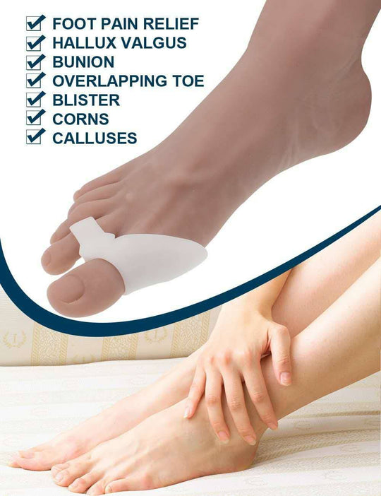 Soft Toe Gel Bunion Splint-Straightener Professional Forefoot Cushions - MOQ 10 pcs