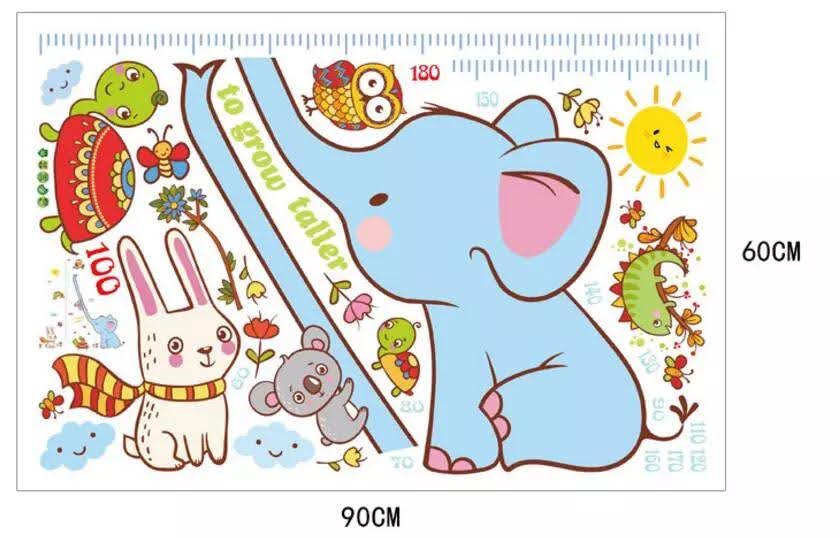 Decal Mile Kids Height Chart - MOQ 10 Pcs